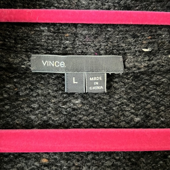 VINCE Mid-length Wool/Cashmere Cardigan - Picture 5 of 6